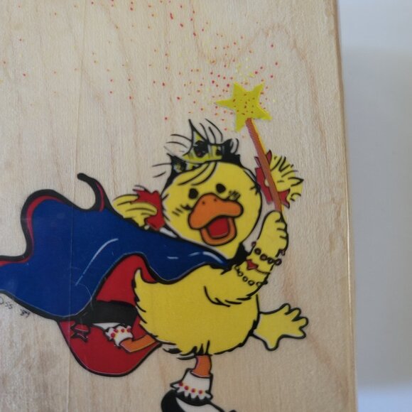 Vintage Rubber Stampede Rubber Stamp Suzy's Zoo The Duck Fairy - Picture 2 of 8